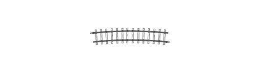 074-4275000 - H0m - gebogenes Gleis, R 515 mm, 12°